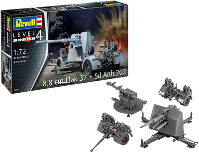 Збірна модель Revell Flak 37 Sd Anh 202 масштаб 1:72 (4009803033259)