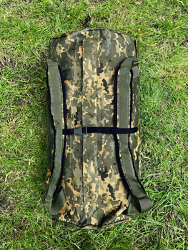 Рюкзак-сумка-баул речмішок армійський 90л піксель