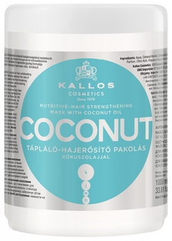 Maska do włosów Kallos Coconut Nutritive-Hair Strengthening Mask 1000 ml (5998889516116)