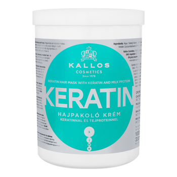 Maska do włosów Kallos Keratin Hair Mask 1000 ml (5998889508142)