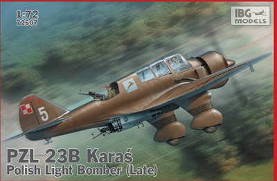 Model do składania IBG PZL 23B Karas Polish Light Bomber Late Production skala 1:72 (5907747900950)