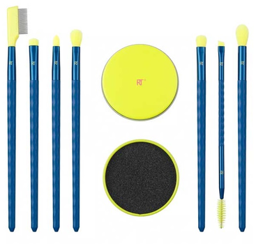 Набір пензлів для макіяжу Real Techniques Prism Glo Eye Brush Set Shimmer Eye Kit 7 шт (79625042771)