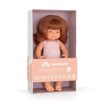 Кукла Miniland рыжая девочка в одежде подарочная коробка 38 см