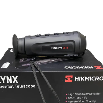 Тепловізор HikMicro Lynx Pro LE15, 15 мм, Wi-Fi, стaдиoмeтpичecĸий далекомір, відеозапис