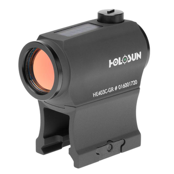 Коліматорний приціл (коліматор) Holosun MicroELITE HE403C-GR Green Dot. Колір: Чорний, HE403C-GR