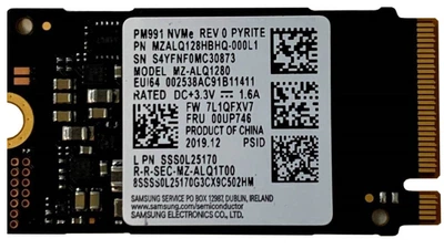 SSD накопитель Samsung 128GB M.2 2242 PCIe NVMe (MZALQ128HBHQ-000L2)