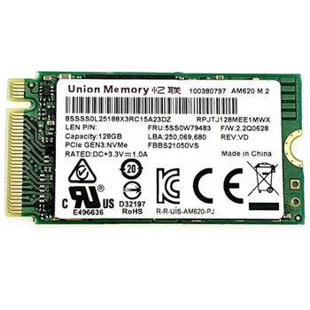 SSD накопитель Union Memory 128GB M.2 PCIe NVMe (SSS1B60642)