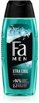 Гель для душу Fa Men Xtra Cool з формулою 2 в 1 з ароматом евкаліпта 400 мл (9000101709605)
