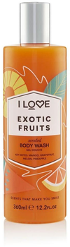 Гель для душу та ванни I Love Scented Body Wash Екзотичні фрукти 360 мл (5060351545013)