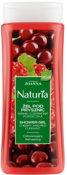 Гель для душу Joanna Naturia вишня і червона смородина 300 мл (5901018001544)