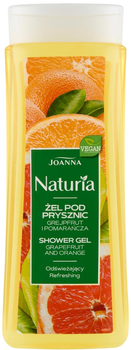 Гель для душу Joanna Naturia освіжаючий грейпфрут і апельсин 300 мл (5901018002510)