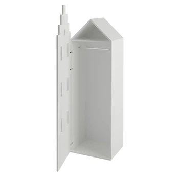 Детский шкаф-домик Амстердам Little Room Little Room Baby House Белый (WFR-000001)