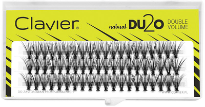 Kępki rzęs Clavier DU2O Double Volume 9 mm (5907465652216)