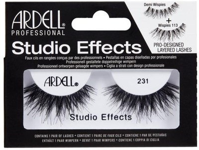 Штучні вії Ardell Studio Effects 231 Black (74764664815)