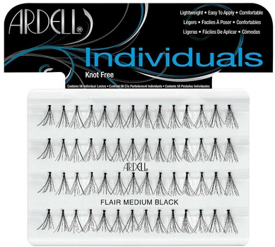 Kępki rzęs Ardell Individual Knotted Medium Black 56 szt (74764302106)