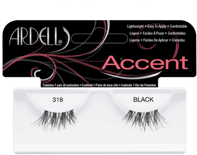 Штучні вії Ardell Accent 318 Black 1 пара (74764613189)