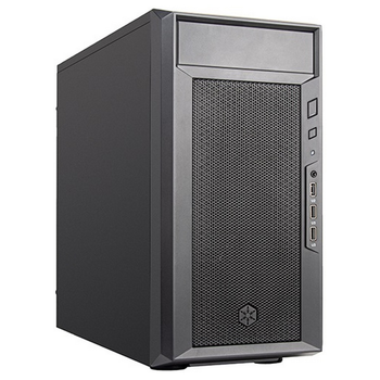 Корпус SilverStone FARA FA311-B, без БЖ, 2xUSB3.0, 1xUSB2.0, Steel Side Panel, mATX, Black