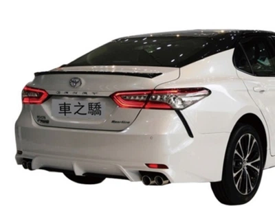Спойлер лип багажника SE Toyota Camry 70 2018- ABS пластик, колір чорний глянець для Toyota Camry 70 2018-2023 (8087)