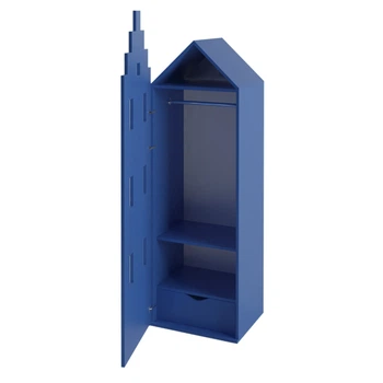 Гардеробный шкаф домик Амстердам Little Room Little Room Baby House синий (SIN-44352-6)