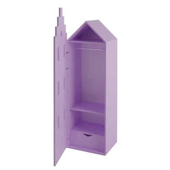 Гардеробный шкаф домик Амстердам Little Room Little Room Baby House лаванда (LAW-8536-6)