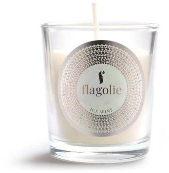 Маленька соєва ароматична свічка Flagolie Крижане вино 70 г (5907471930780)