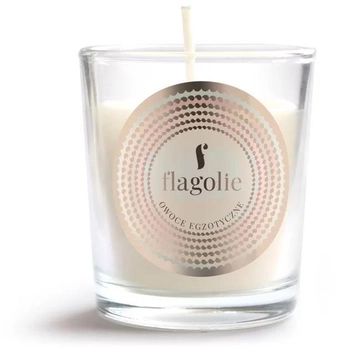 Маленька соєва ароматична свічка Flagolie Екзотичні фрукти 70 г (5907471930070)