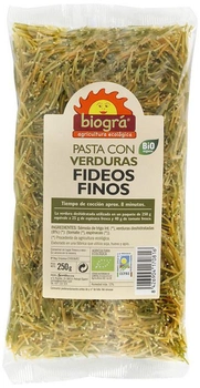 Makarony Biogra Fine Noodles with Vegetables Bio 250 g (8426904170816)
