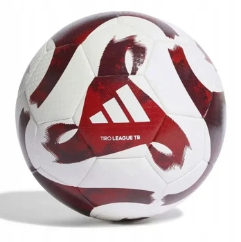 Мяч футбольный Adidas Tiro League ТВ HZ1294 №5 Красно-белый