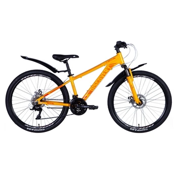 Велосипед 26" Discovery BASTION AM DD 2024 (светло-оранжевый) (OPS-DIS-26-576)