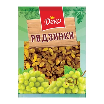 Сухофрукт Изюм светлый Деко 80г