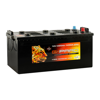 Аккумулятор G-Pard 220 Ah/12V "1" (+ слева)