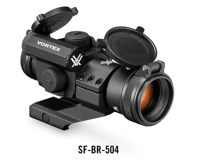 Коліматорний приціл (коліматор) Vortex Strikefire II Red Dot Sight 4 MOA. Колір: Чорний, SF-BR-504