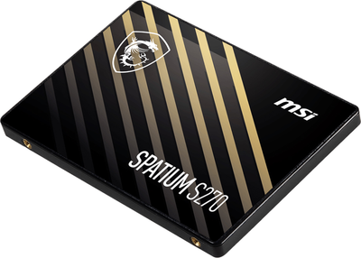 SSD диск MSI Spatium S270 960GB 2.5" SATAIII 3D NAND TLC (S78-440P130-P83)
