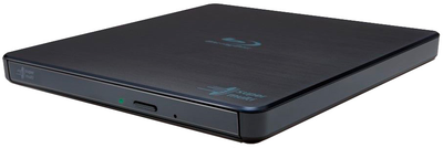 Зовнішній оптичний привід Hitachi-LG Externer BluRay-Brenner HLDS BP55EB40 Slim USB Black (BP55EB40.AHLE10B)