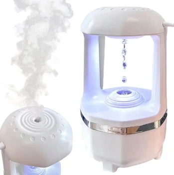 Антигравитационный увлажнитель воздуха капельный 450 мл Creative Anti-gravity Water Drop Humidifier Happy Home 450