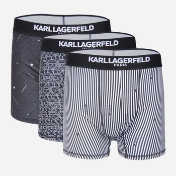 Набор трусов шорты мужской Karl Lagerfeld 949983817 S (3 шт) Черный (1159795520)