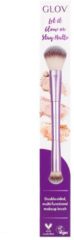 Wielofunkcyjny pędzel do makijażu Glov Let It Glow Or Stay Matte Purple (5907440741959)