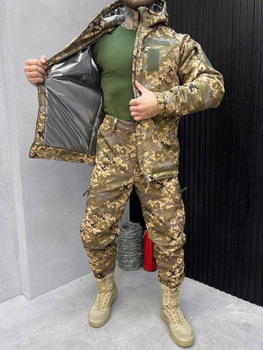 Зимний тактический костюм пиксель OMNI-HEAT Wolfenstein L