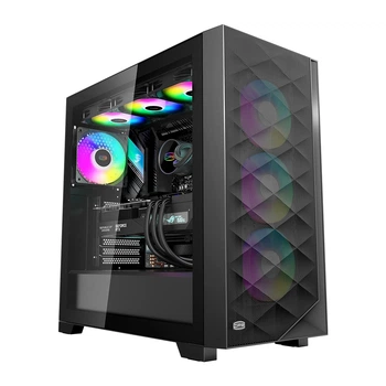 Корпус PсCOOLER CPS чорний E-ATX (C3D510 BK ARGB) без БЖ