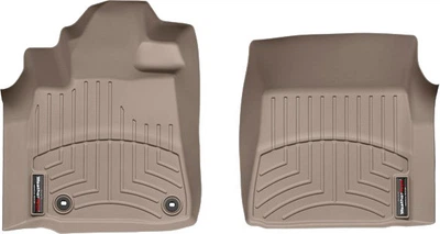 Автомобильные коврики в салон Weathertech на Toyota Sequoia 13- передние бежевые Тойота Секвоя WT0014014