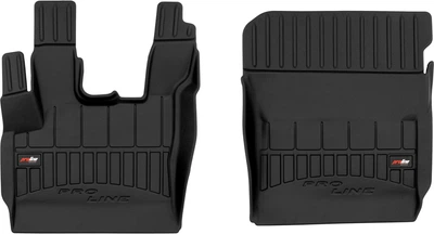 Автомобильные коврики в салон Frogum 3D на DAF CF 1 2 65 75 85 00-13 Даф СФ черные SO5875