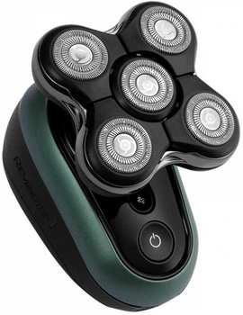 Бритва електр. для головы Remington роторная Ultimate Series rx7, бритв.головок-5, Li-Ion, сух.+влажн., триммер, черно-зеленый xr1600