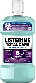 Płyn do płukania jamy ustnej Listerine Total Care Sensitive 500 ml (3574661107455)