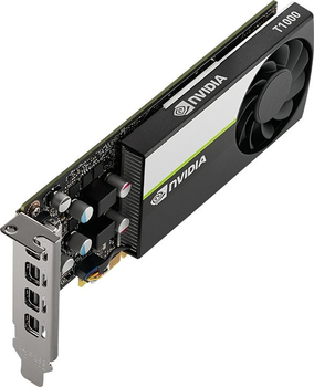 Відеокарта PNY PCI-Ex Quadro T1000 4GB GDDR6 (128bit) (1455/8000) (4 x miniDisplayPort) (VCNT1000-PB)