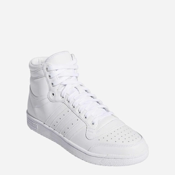 Sneakersy męskie skórzane na platformie za kostkę Adidas Originals Top Ten FV6131 44.5 (UK 10) Białe (4060517714391)