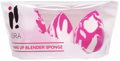 Набір спонжів для макіяжу Ibra Blender Sponge Marble 3 шт (5907518391413)