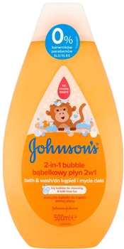 Płyn do kąpieli i mycia ciała Johnson & Johnson Johnson's Bubble bąbelkowy 2 w 1 500 ml (3574669908429)