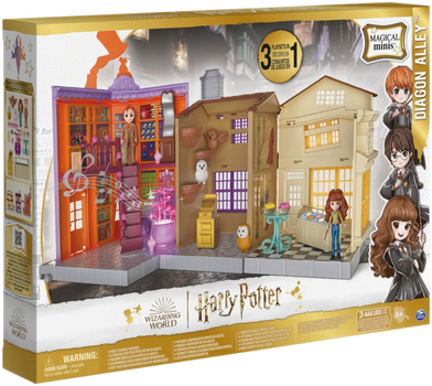 Zestaw figurek do zabawy Spin Master Wizarding World Harry Potter Magical Minis 3 in 1 Diagon Alley (0778988432365)