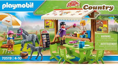 Ігровий набір фігурок Playmobil Country Кафе Поні (4008789705198)