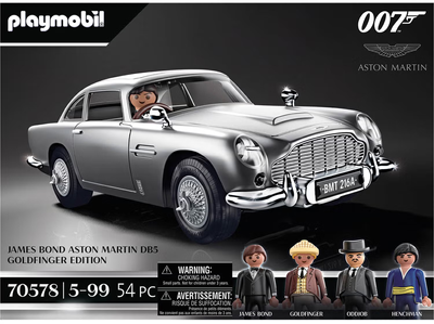 Zestaw figurek do zabawy Playmobil 007 James Bond Aston Martin DB5 (4008789705785)